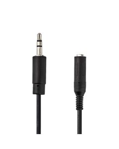 Black Stereo Audio Cable 3.5 mm Male - 6.35 mm Female 0.2 m CAGP22550BK02