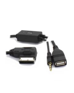 Replacement AUDI 3.5mm AUX USB Cable Audio Adapter
