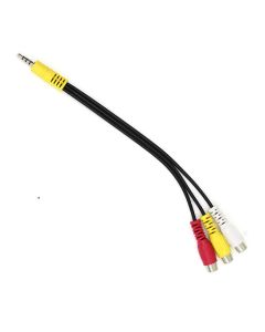Original Panasonic 3.5mm Stereo Jack to 3 RCA Phono Scocket Cable 1.5m 30069713