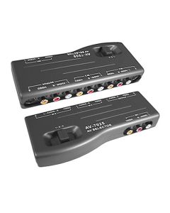 A/V Selector 3 In 1 Out Manual Phono & SVHS Connectors