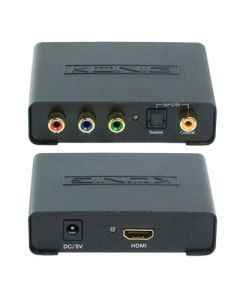 RGB (Component) to HDMI Converter 4XRCA Female & 1x Optical Toslink