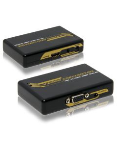 VGA + Stereo to HDMI Converter Upscaler (720P/1080P)