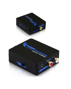 Digital Coax & Optical Toslink to Analog L/R 3.5mm PhoneJack Audio