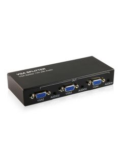 4 Port VGA Splitter 1 input 4 output with 3.5mm audio