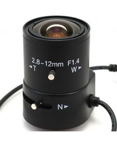 Lens Varifocal 2.8-12mm Focal Length