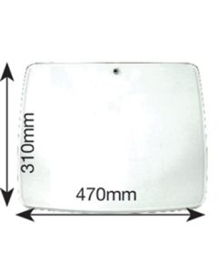 Clear Glass Accessory Shelf (470x310mm) B-Tech BT7164/CG