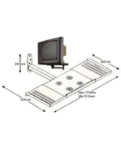 Adjustable TV Wall Mount 21"-29" B-Tech BT80