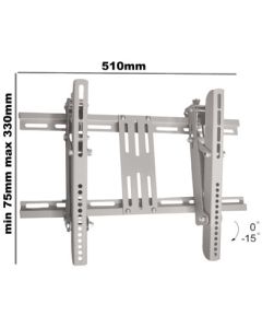 23"-37" Flat Screen Bracket + Tilt 75KG with Space for The Leads