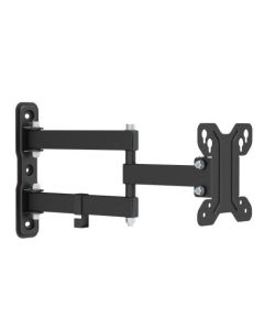 13"-27" TV Wall Mount Bracket Tilt +15° ~-15° Swivel 180° Max. Load Capacity 30kgs/66lbs