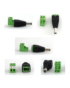 DC Plug Male with terminal screw