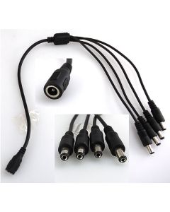 CCTV 4 way Power Splitter 12V DC 2.1mm