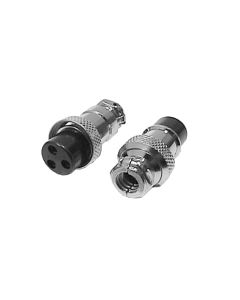 3 Pin Female Connector With Locking Ring