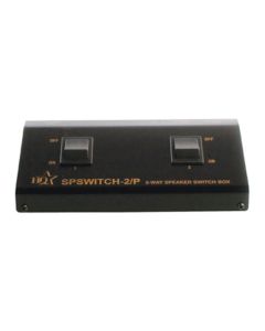 2-Way Speaker Control Switch Connect for 1 Output to 2 Pairs of Speakers