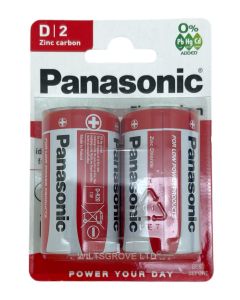 Panasonic Special Battery D Size 1.5v Pack of 2
