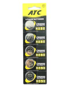 Lithium Battery 3v CR2032 Pack of 5