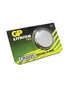 Lithium Battery 3v GP Lithium Pack of 1 CR2025