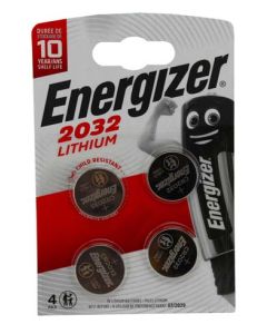 Energizer Batteries 4PK E300830102/4 CR2032 Lithium