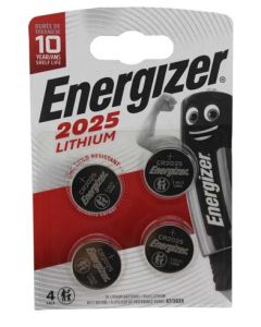 Energizer Batteries E300849104 CR2025 4PK Lithium