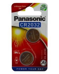 Original Panasonic Batteries CR2032 2PK Coin Lithium