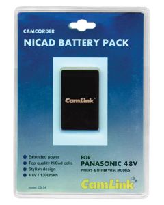 Camcorder  Battery 4.8v Panasonic 1300mAh