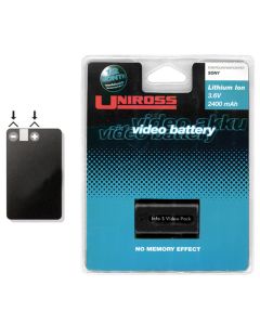 Camcorder Battery 3.6v Uniross 2400mAh