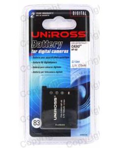 Digital Camera Battery CASIO NP-60 3.7V 720mAh