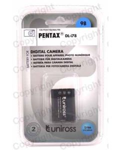 Digital Camera Battery PENTAX DL-I78 3.7V 680mAh