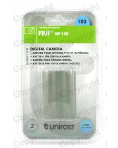 Digital Camera Battery FUJI NP-150 7.4V 1500mAh