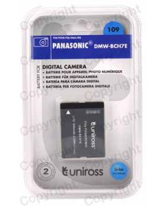 Digital Camera Battery PANASONIC DMW-BCH7E 3.7V 695mAh