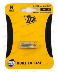 N Size LR1 Battery JCB 1.5V Card of 1 Alkaline