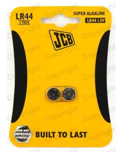 LR44 Battery JCB AG13 Card of 2 Alkaline
