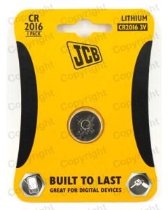 CR2016 Battery JCB 3V Card of 1