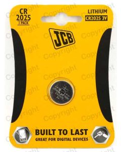 CR2025 Battery JCB 3V Card of 1
