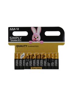 Duracell (AAA) Alkaline Batteries Pack of 12 MN2400B12SIMPLY