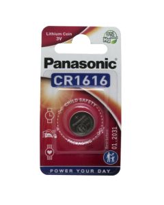 Original Panasonic Lithium Coin 3V Battery (Pack 1) CR1616 PANACR1616