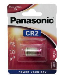 Original Panasonic Photo Lithium 3V Battery (Pack 1) CR2 PANACR2 CR15H270