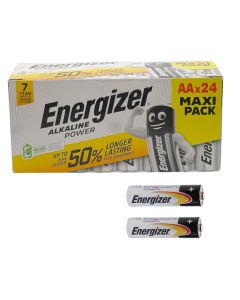Energizer Alkaline AA LR6  1.5 V Battery E303271600 Pack of 24