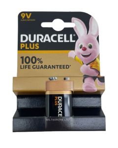 Duracell Plus 9V Alkaline Battery  LLR61/MN1604  1PK