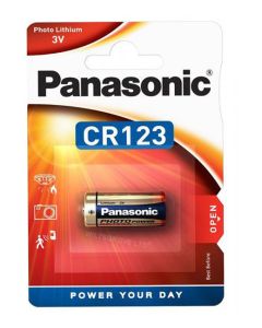 Panasonic Lithium Power Battery CR123 3V 1PK