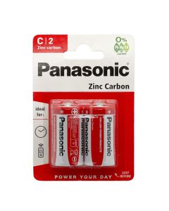 Panasonic Zinc Carbon C Size Battery  MN1400 Pack of 2