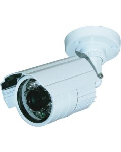 IR Camera 1/3" Sony 700 TVL, Fixed Lens 3.6mm Weather Proof IP66 White