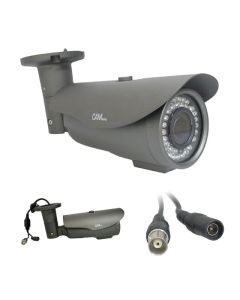 Weatherproof IR Color Camera 1/3" SONY 1.4 MP CMOS Sensor 2.8-12mm Manual Zoom Lens