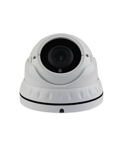 IR Dome Camera white 1/3 4MP CMOS 2.8-12mm manual zoom lens IR 30m distance IP66 Outdoor SD Card
