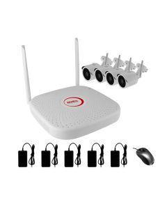4MP 4CH WIFI Kit 4x 4MP outdoor cameras WIFI NVR Distance up to 400m