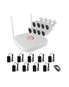 4MP 8CH WIFI Kit 8x 4MP outdoor cameras WIFI NVR Distance up to 400m