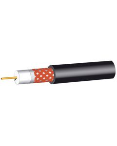 Satellite Cable RG6 Black 25m Foam Core