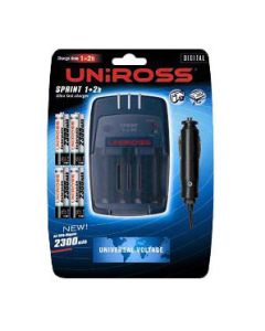 Charger 2300mAh 4x AA Ni-CD & Ni-mh R03 & R6 Batteries