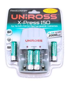 Charger 2000mAh 4x AA Ni-MH Batteries