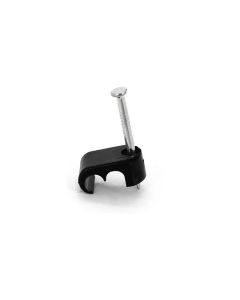Shotgun Cable Clips BLACK - Pk100