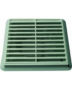 Electruepart Wall Outlet Louvred/Gravity Grill Round Spigot With Fly Screen